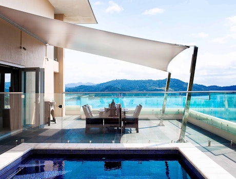 Pool at the Presidential Suite in the Reef View Hotel Hamilton Island