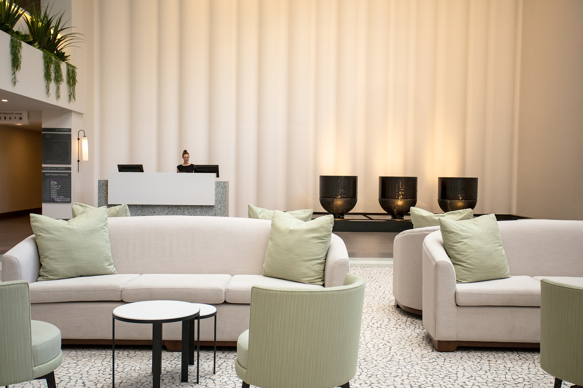 Lobby at the Reef View Hotel - family holiday Hamilton Island