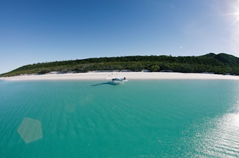 Explore Whitehaven Beach via seaplane - Hamilton Island honeymoon deals