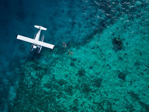 Sea plane snorkel from Hamilton Island on the Great Barrier Reef.