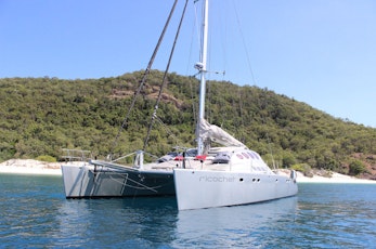 Luxury sailing around Hamilton Island on a catamaran 