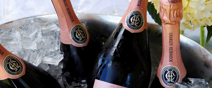 Enjoy a luxurious tropical summer holiday on the Whitsunday Islands with Charles Heidsieck Rose Champagne