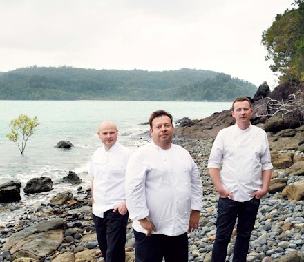 Executive Chefs at the Great Barrier Feast - Alastair Waddell, Peter Gilmore & Dan Hunter