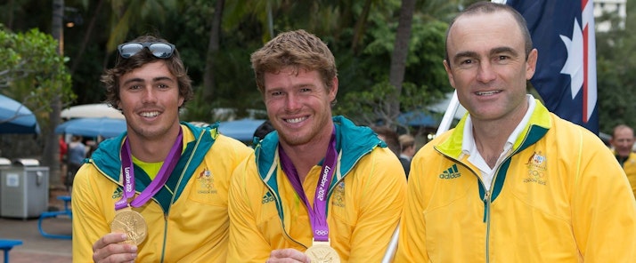 The Australian Olympic Sailing Team on Hamilton Island