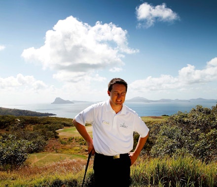 Rob Blain - Golf Pro Player enjoying his golf holiday on Hamilton Island