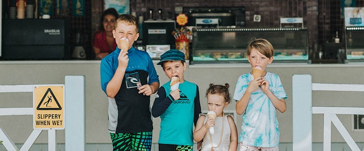 ice cream for kids at hamilton island
