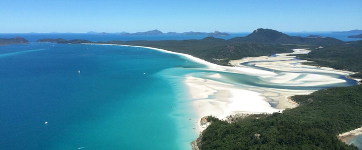 Explore Whitehaven Beach from your Whitehaven Beach accommodation, something particularly popular when Queensland accommodation packages are on sale.    