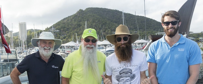 Fun times during Beard Season on a tropical holiday on Hamilton Island