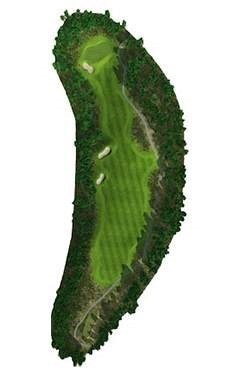 Golf Course Hole 12 Dent Island - Hamilton Island golf holidays 
