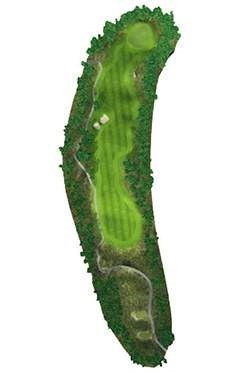 Golf Course Hole 17 Dent Island - Hamilton Island golf holidays 