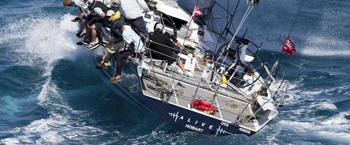 Audi Hamilton Island Race Week - watch the yachts over the rough water 