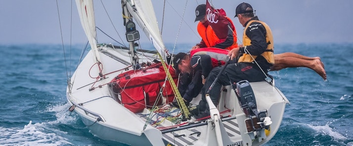 See the crews hard at work sailing the yachts - Hamilton Island luxury holiday 