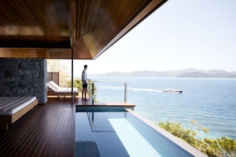 The Windward Pavilions boast a truly spectacular location, and private, infinity-edge plunge pools.