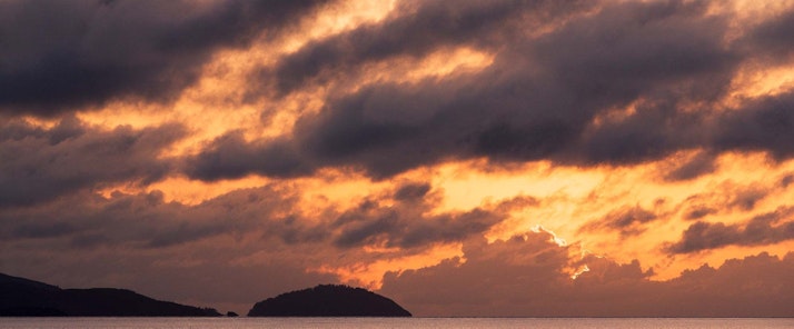 Hamilton Island luxury resort - see the beautiful sunset from anywhere on Hamilton Island 