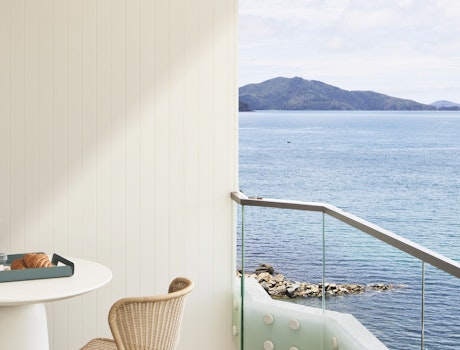 Enjoy Coral Sea Views from your balcony at The Sundays - Hamilton Island's new family friendly boutique hotel in the heart of the Whitsundays and the Great Barrier Reef.